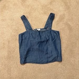 NWT LOFT Chambray Top